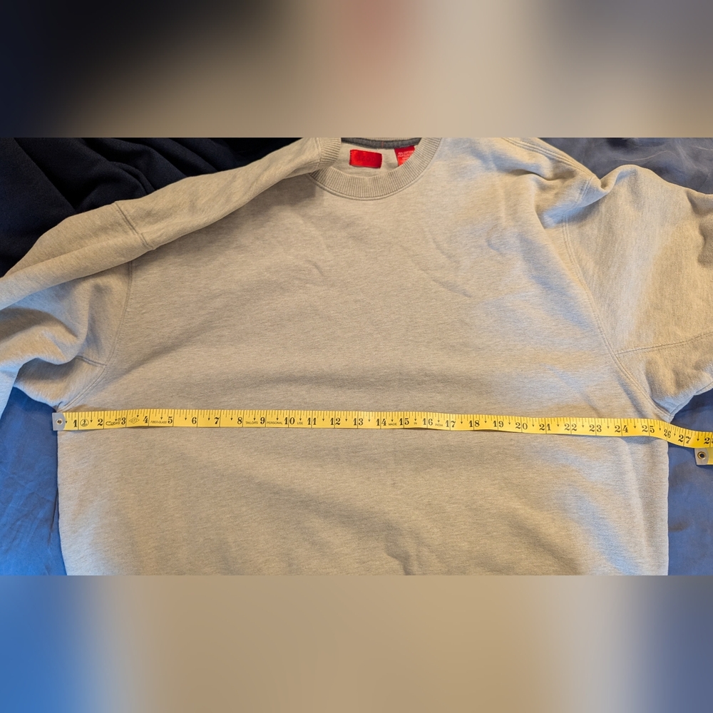 IZOD Gray Sweatshirt Men's XXL - Picture 8 of 8